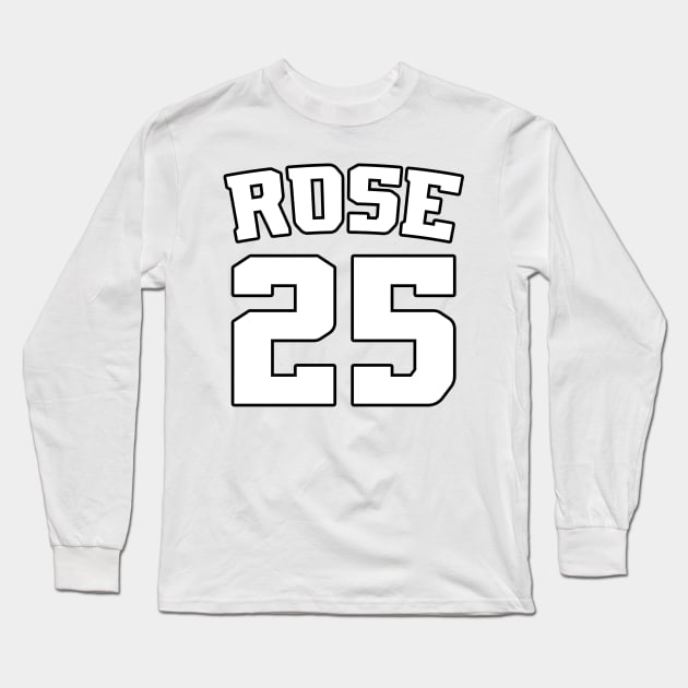 Derrick Rose Wolves Long Sleeve T-Shirt by Cabello's